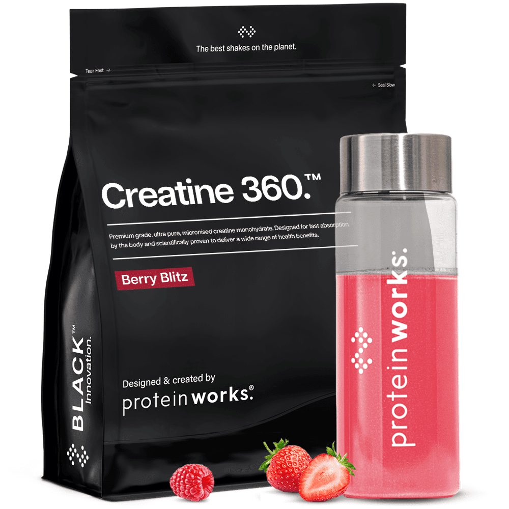 Protein Berry Blitz Creatine 360 Black 250G Premium Creatine Powder Finest Creatine Creatine Supplement