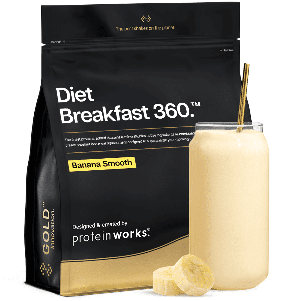 Protein Banana Smooth Diet Breakfast 360 Gold 2Kg High Protein 230 Calorie Breakfast Low Calorie Breakfast Shake Protein Meal Replacement