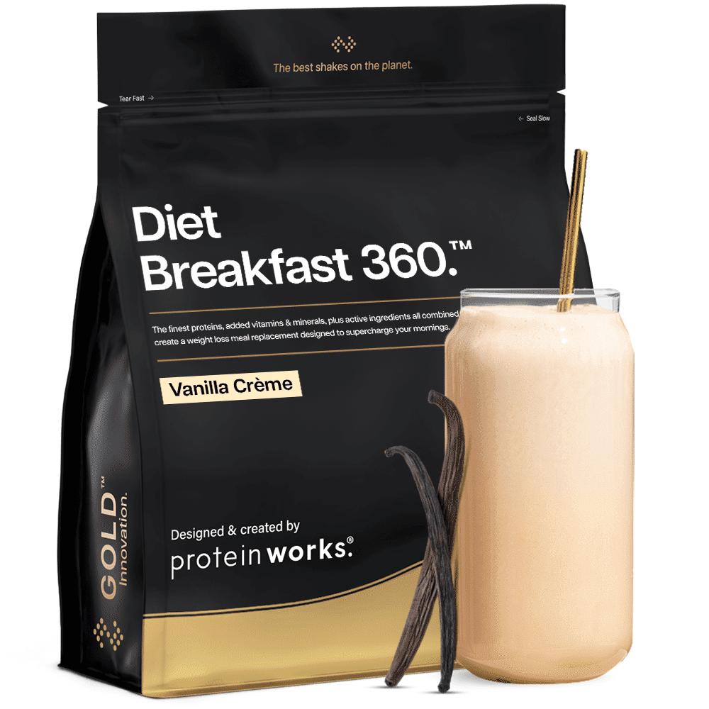 Protein Vanilla Crème Diet Breakfast 360 Gold 500G High Protein 230 Calorie Breakfast Low Calorie Breakfast Shake Protein Meal Replacement