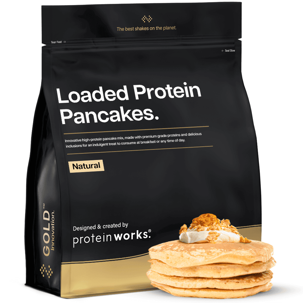 Protein Natural Loaded Protein Pancakes Gold 500G Premium Pancake Mix High Protein Pancakes High Protein Breakfast