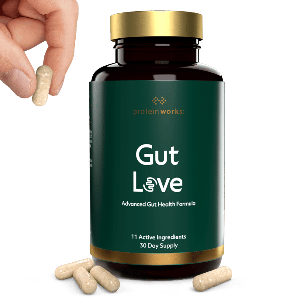 Protein Gut Love 120 Capsules 3 Million Live Cultures 11 Active Ingredients Prebiotics