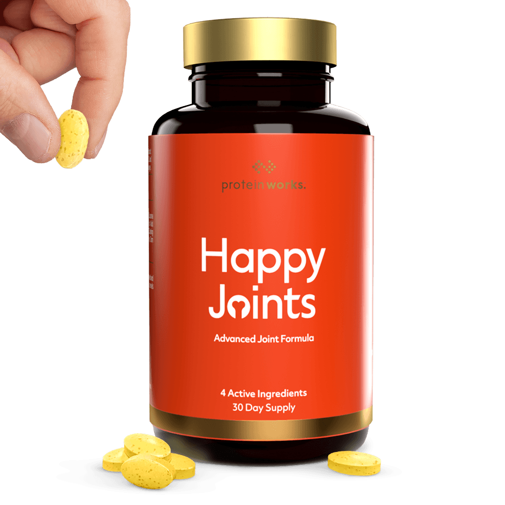 Protein Happy Joints Tablets 60 Tablets Joint Care Tablets Vitamin Supplement Anti-Inflammatory Tablets