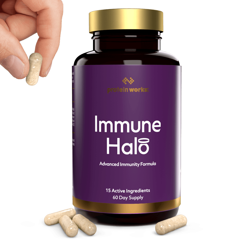Protein Immune Halo 180 Capsules 15 Active Ingredients Immune Support Immunity Supplements