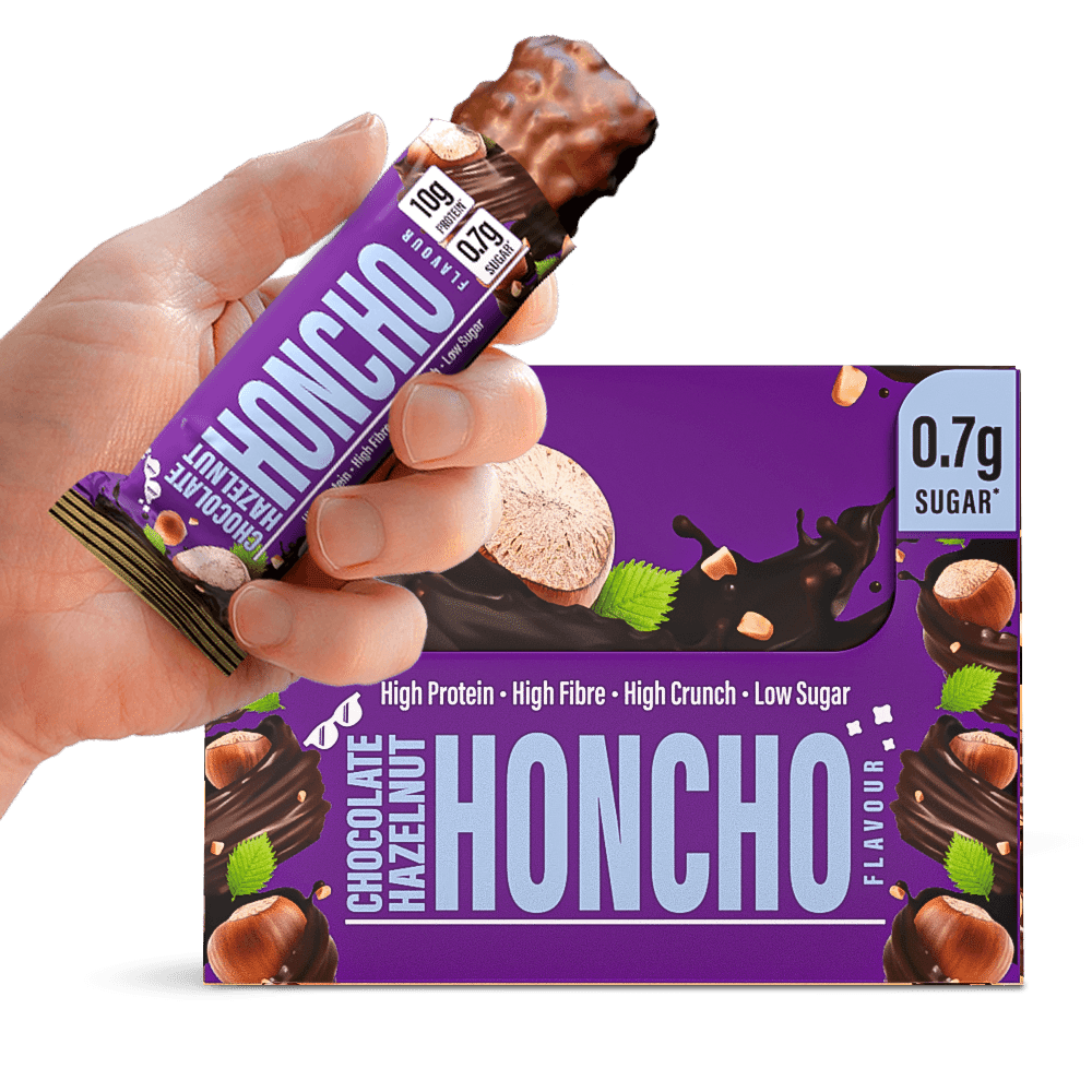 Protein Chocolate Hazelnut Honcho The Big Little Bar 20 Pack High Protein High Fibre Protein Bar