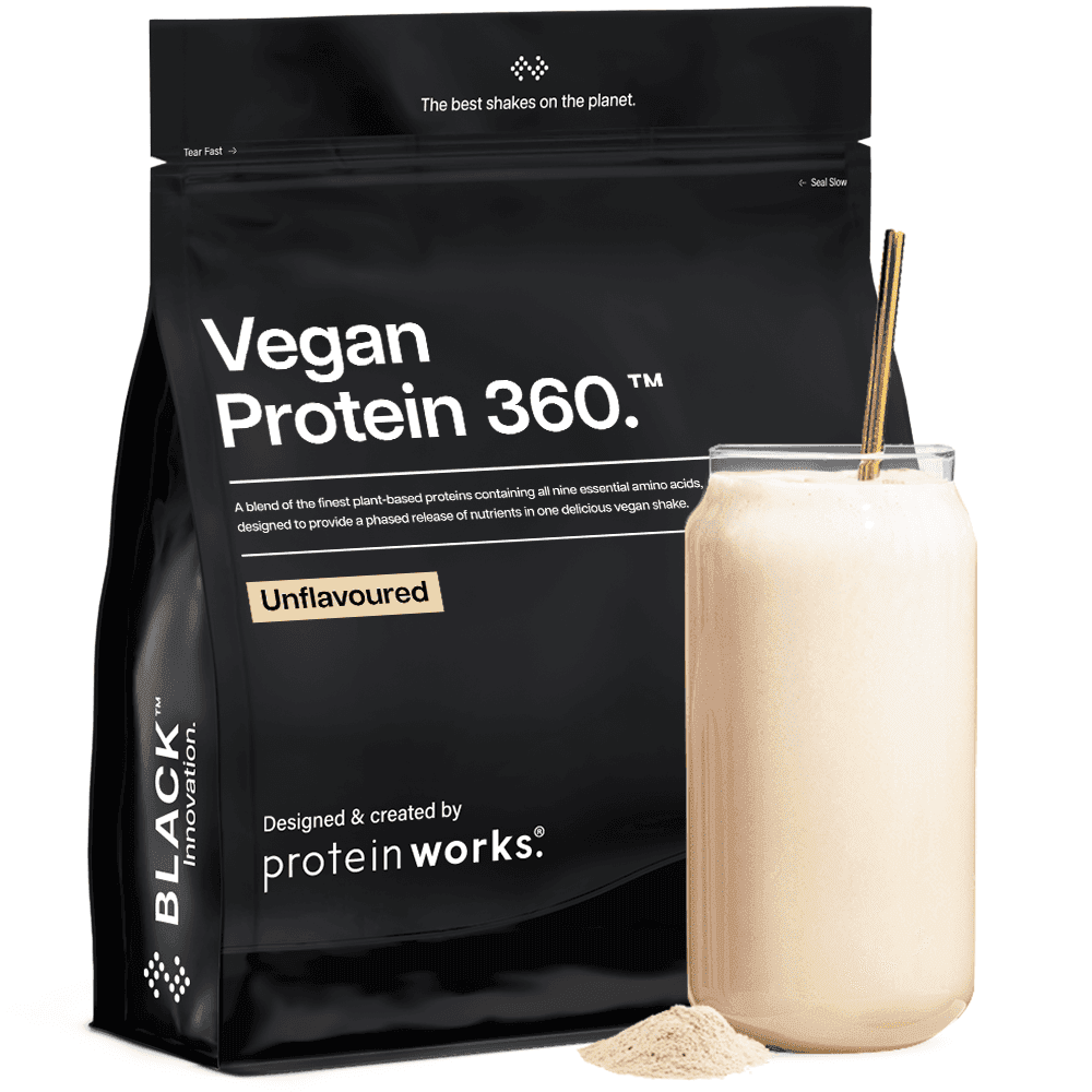 Protein Works Vegan Protein 360 Black