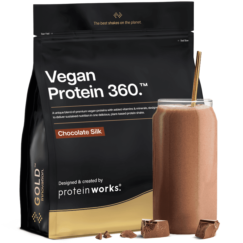 Protein Chocolate Silk Vegan Protein 360 Gold 500G Premium Plant Protein Vegan Protein Powder Plant Based Protein Shake