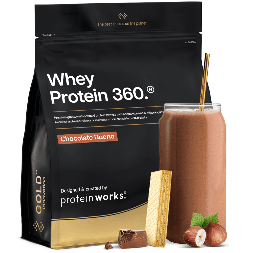 Protein Chocolate Bueno Whey Protein 360 Gold 600G Premium Protein Powder Award-Winning Protein Shake Multi-Phased Protein Release