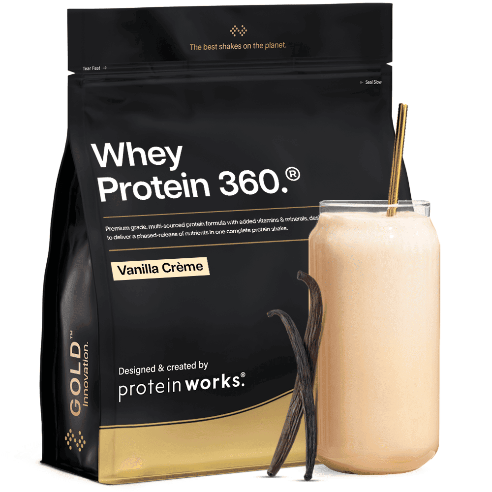 Protein Vanilla Crème Whey Protein 360 Gold 4.8Kg Premium Protein Powder Award-Winning Protein Shake Multi-Phased Protein Release