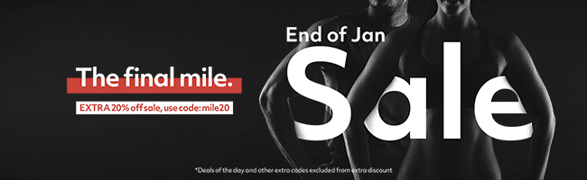 The final mile. Get an EXTRA 20% off using code mile20 