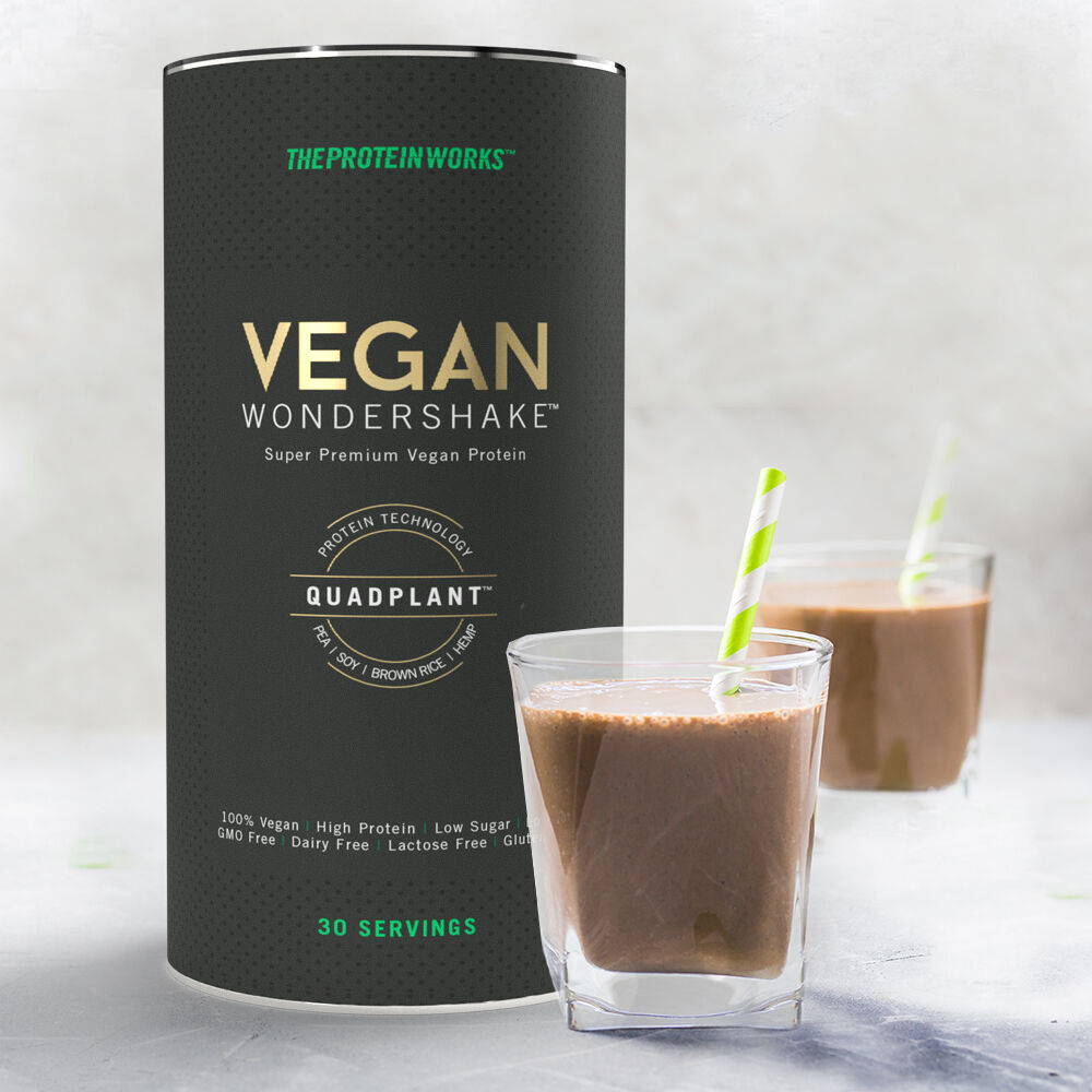 Vegan Wondershake - 60 Porciones - Brownie De Chocolate Y Menta
