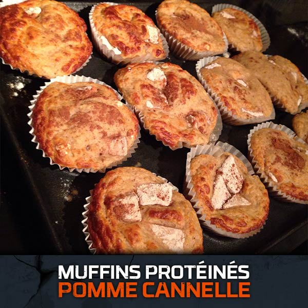 Muffins Protéinés Pomme Cannelle