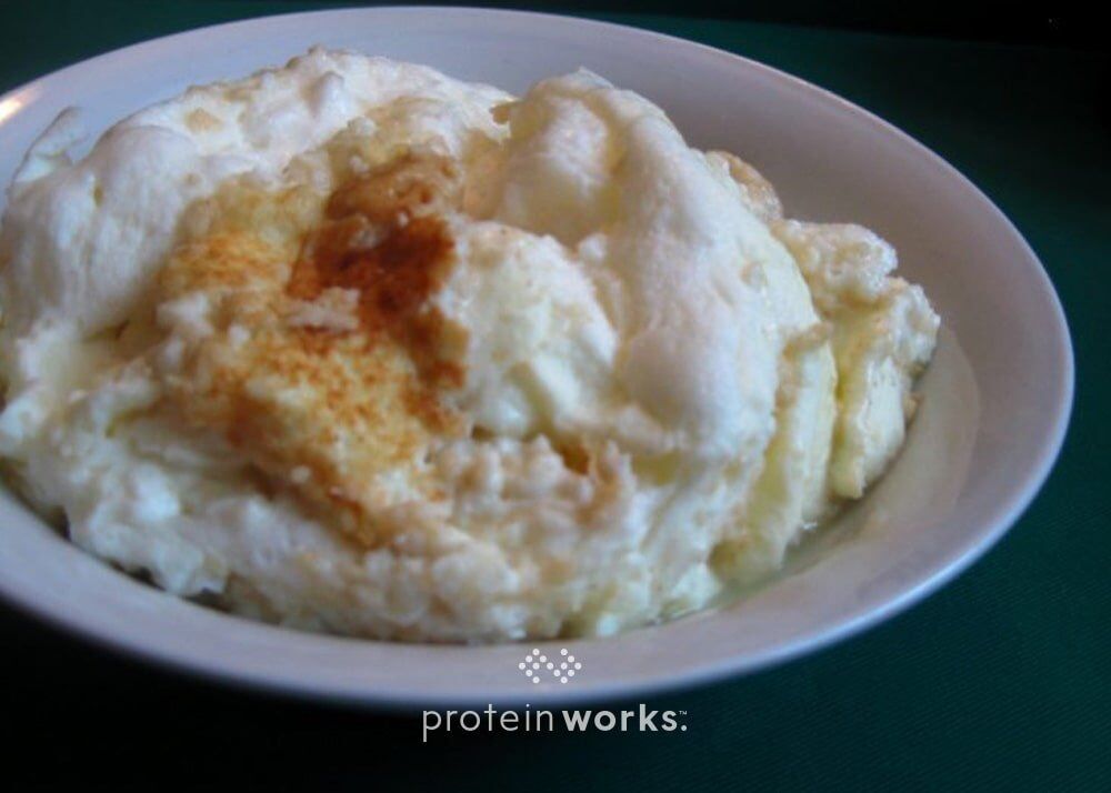 Coconut Protein Oatbran Porridged Egg Whites