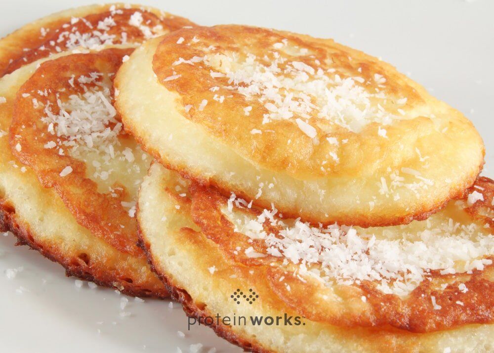 Whey Protein Coconut Pancakes