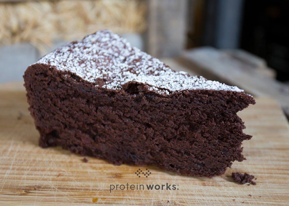 Dark Chocolate Protein Cake