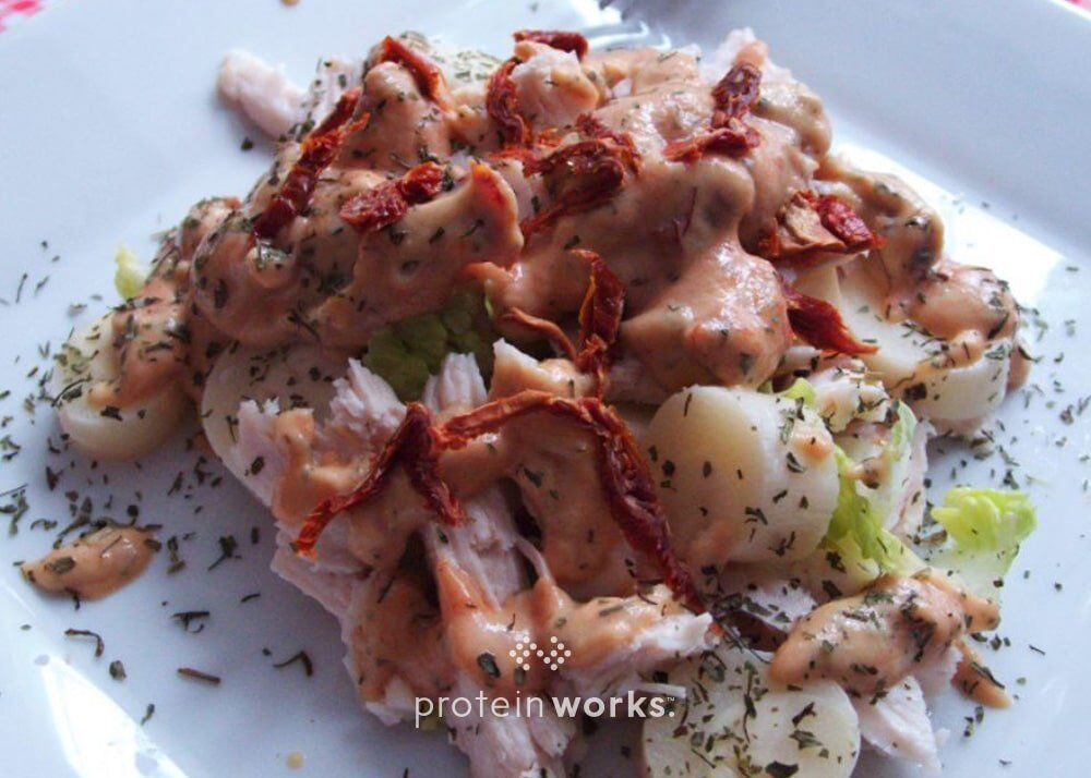 Roasted Red Pepper Protein Salad Dressing