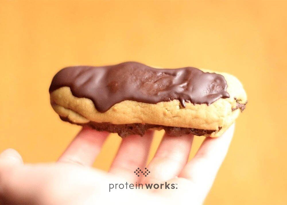 Dark Chocolate Protein Éclairs