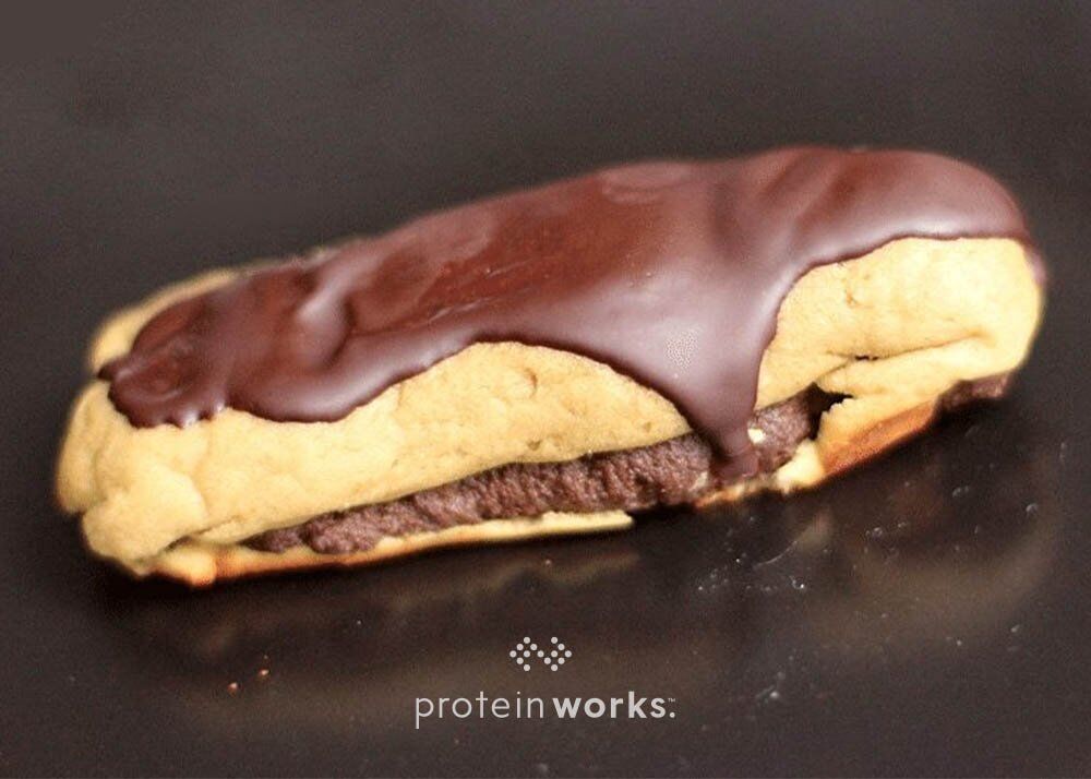 Dark Chocolate Protein Éclairs