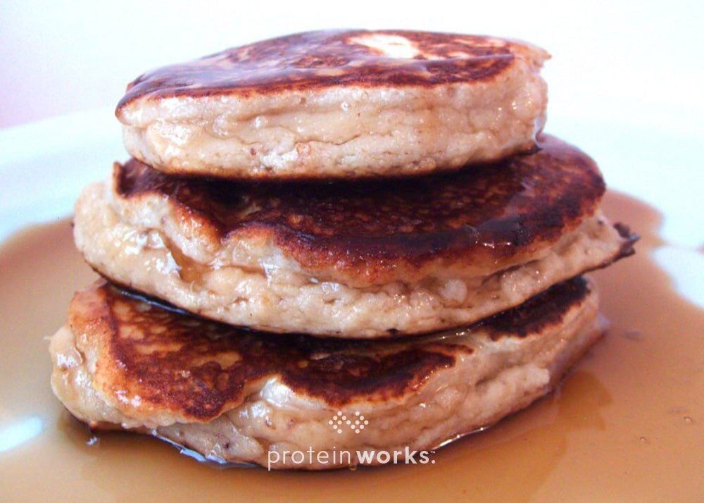Coconut & Banana Protein Pancakes