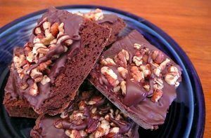Peanut Butter Dark Chocolate Brownies