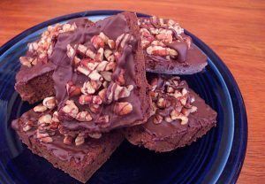 Peanut Butter Dark Chocolate Brownies