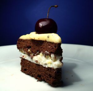 A Passionate Dark Chocolate Protein Cake