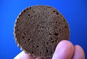 Protein Chocolate Muffin slices with White Chocolate Protein Frosting