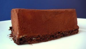 White & Dark Chocolate Protein Flancake: A Love Story