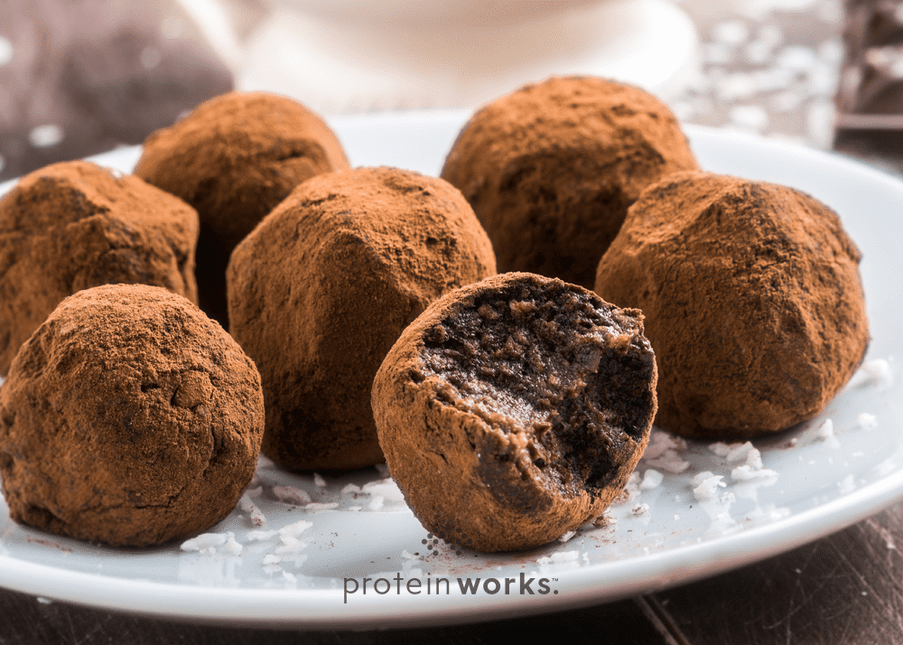 Dark Chocolate Protein Truffles