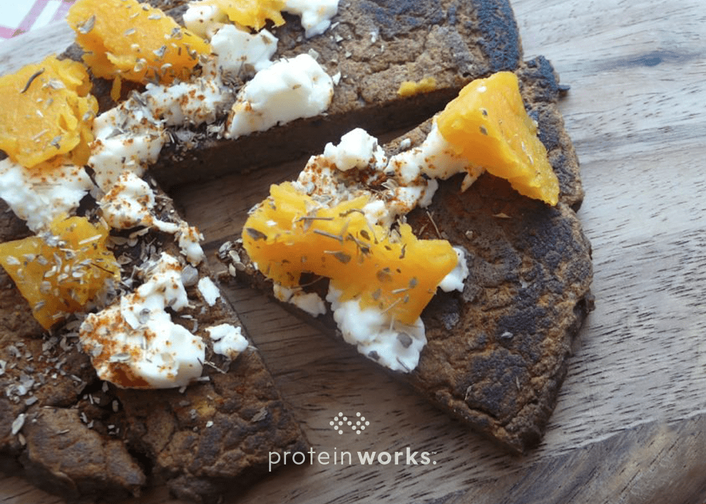 Butternut and Feta Cheese Protein Pizza