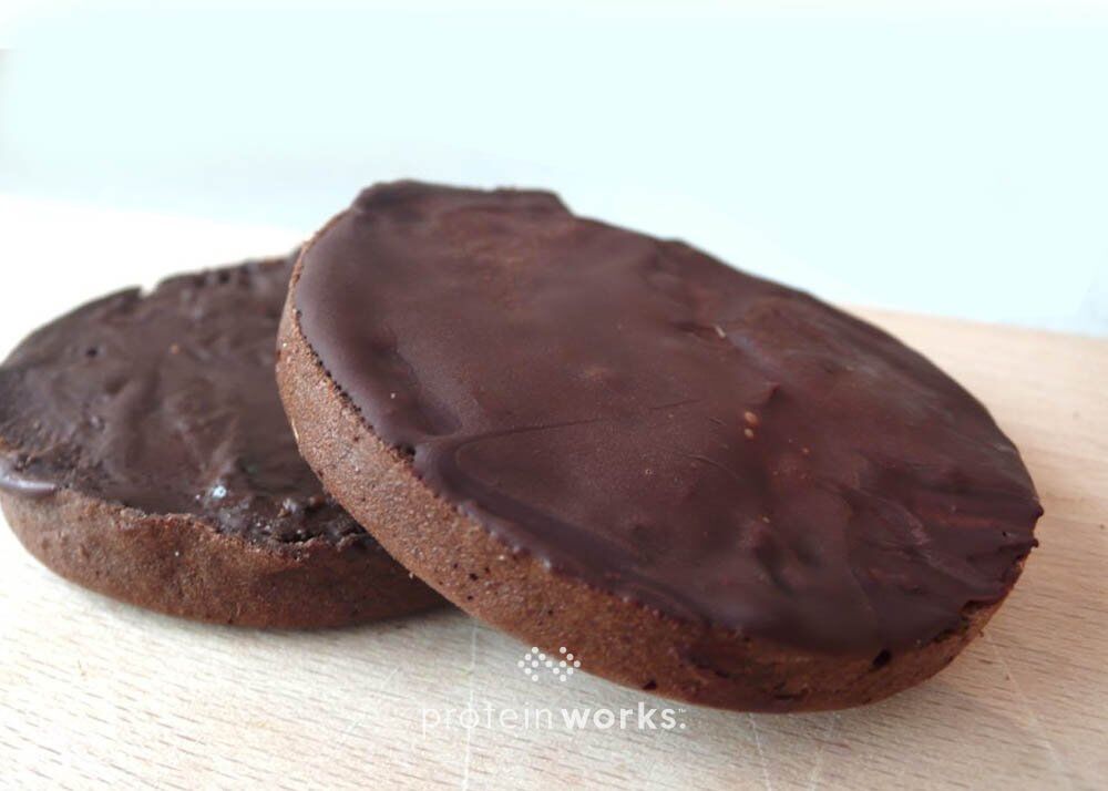 Homemade Dark Chocolate Protein Digestives