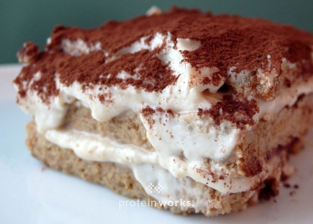 Protein Tiramisu Cake