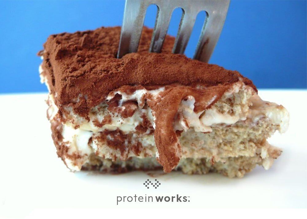 Protein Tiramisu Cake
