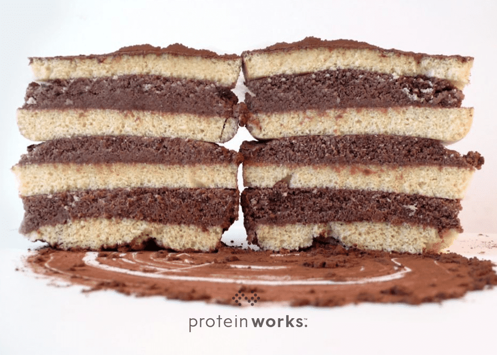 3 Ingredient Low-Carb Vanilla Protein Cake Recipe!
