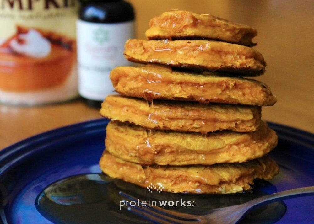 Maple and Pumpkin Protein Pancakes