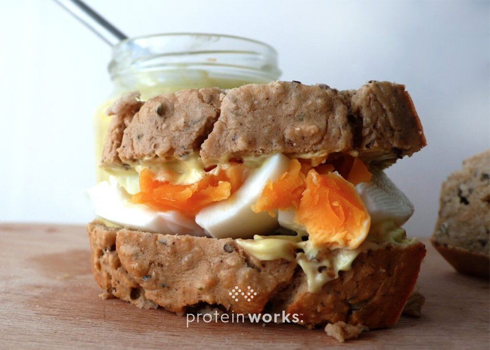 Homemade Mayonnaise & Gluten-Free Protein Bread
