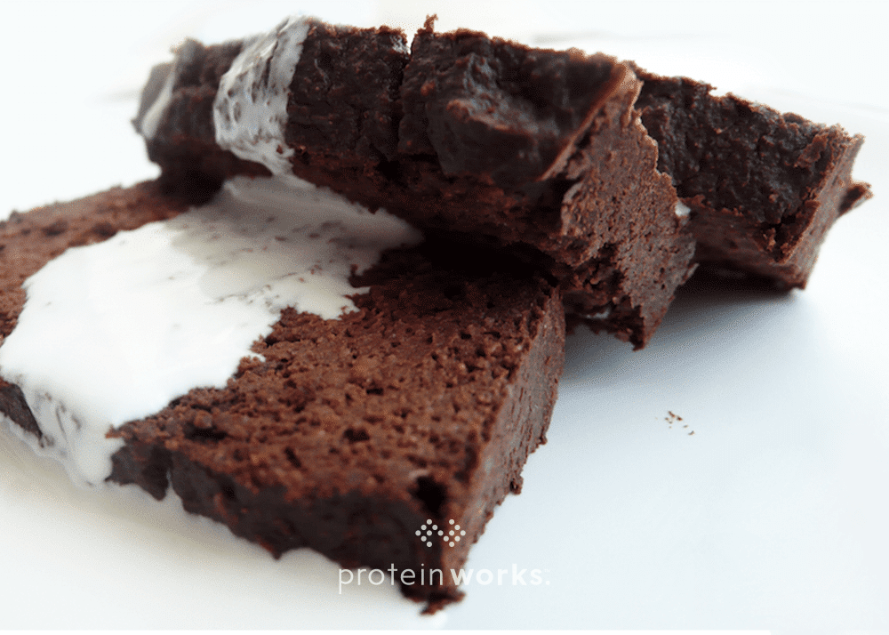 Vegan Flourless Dark Chocolate Protein Cake - with Thyme