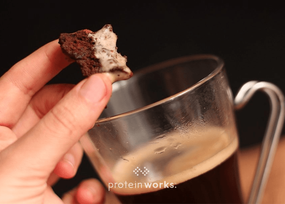 Dark Chocolate & Hazelnut Protein Cakes