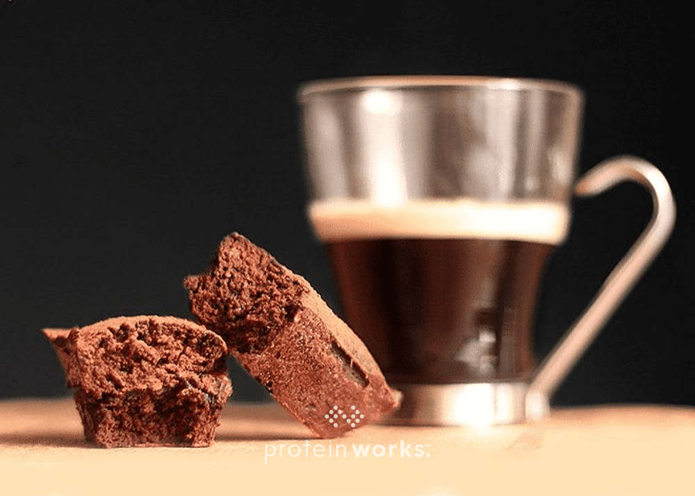 Dark Chocolate & Hazelnut Protein Cakes