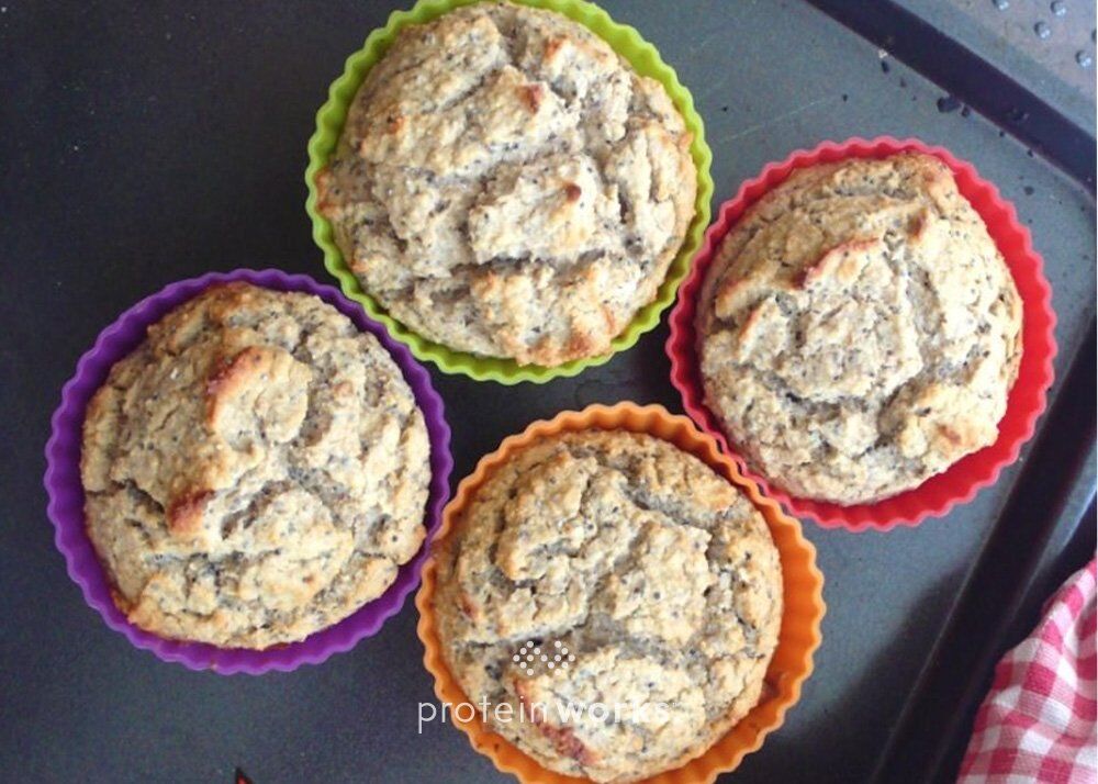 Lemon & Poppy Seed Protein Muffins