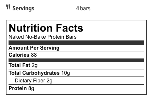 No Bake Protein Bars