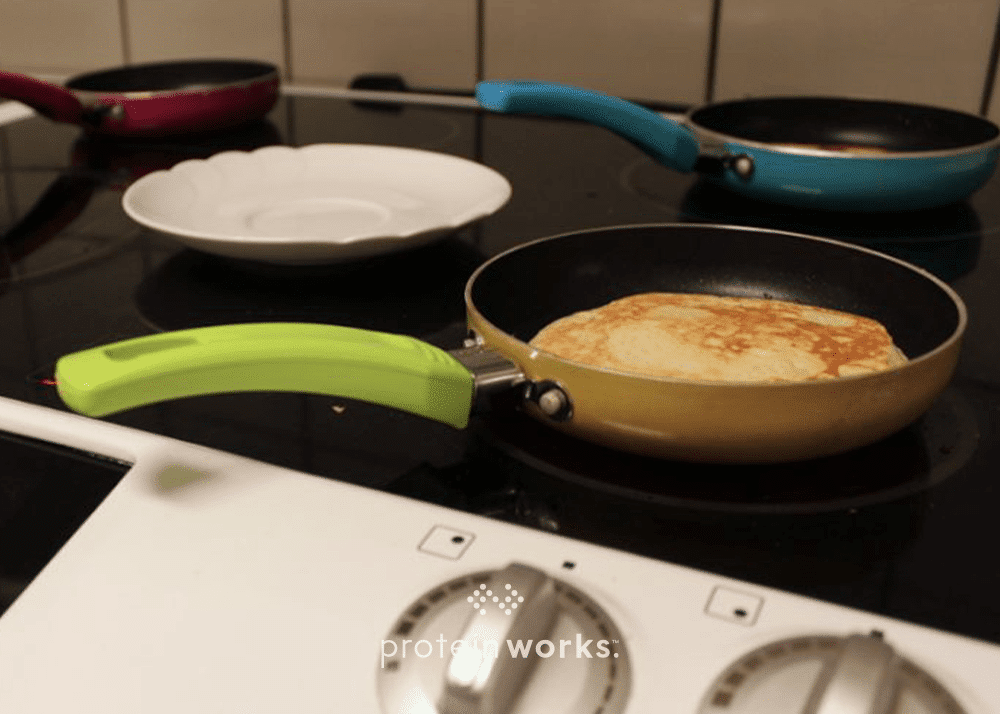 Vanilla & Orange Whey Protein Pancakes