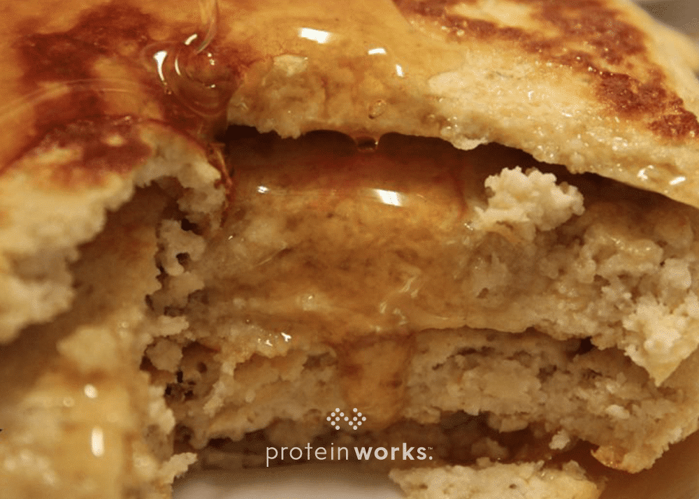 Vanilla & Orange Whey Protein Pancakes
