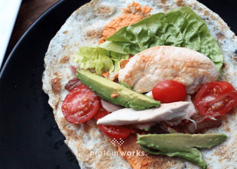 3-Ingredient Low-Carb Fat-Free Protein Wraps
