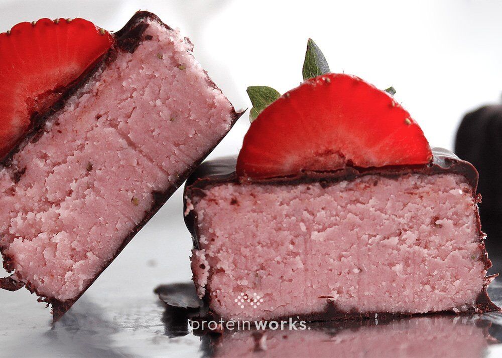 Homemade Strawberry Protein Bars