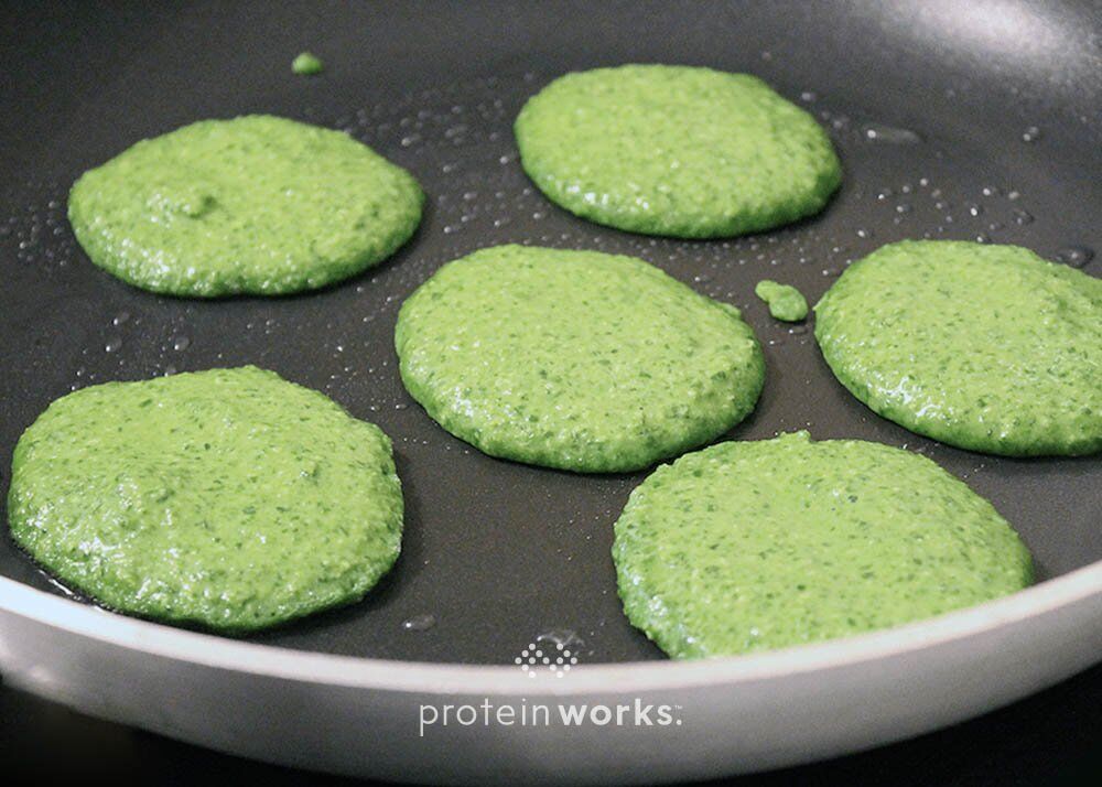 Spinach Protein Pancakes
