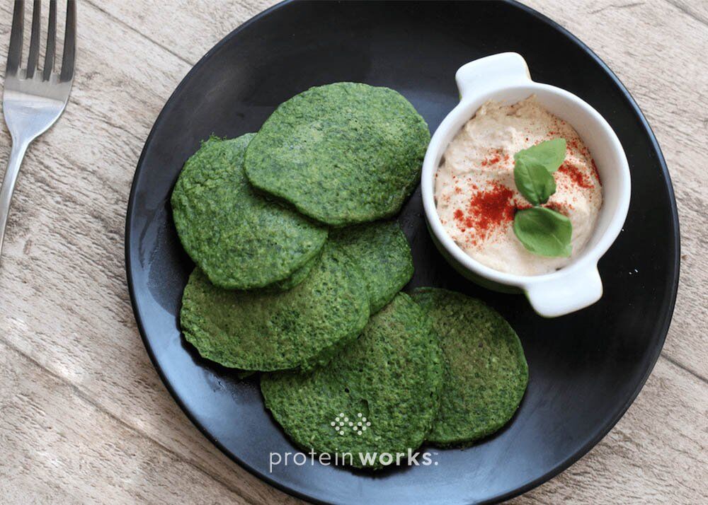 Spinach Protein Pancakes