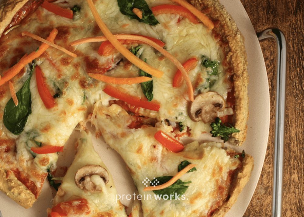 Four Ingredient Protein Pizza Crust