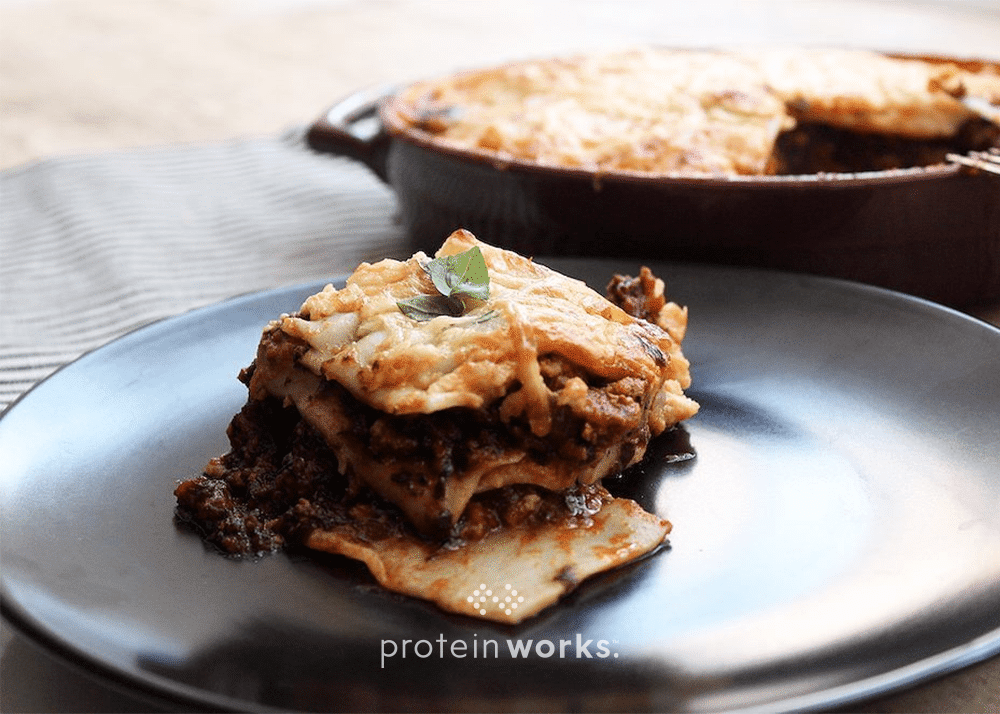 High Protein & Low-Carb Chicken Lasagne Using Pea Protein