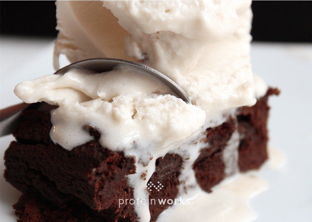 Sinless Dark Chocolate & Pumpkin Protein Cake