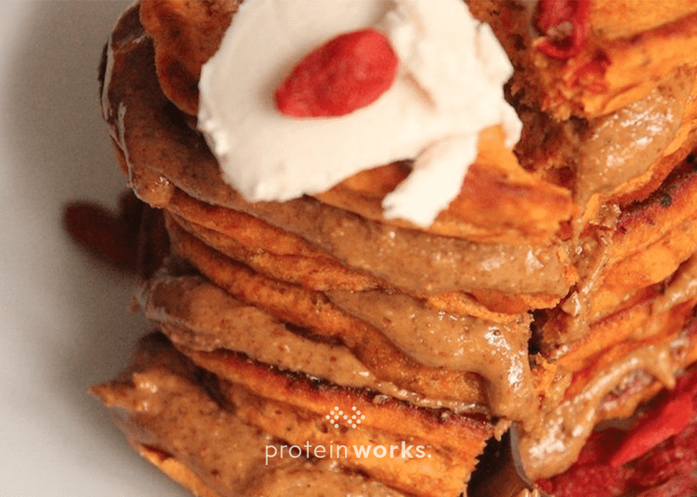 The Most Amazing Goji Berry Protein Pancakes on Earth (Dairy-Free & Gluten-Free)